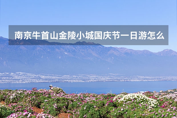 南京牛首山金陵小城国庆节一日游怎么玩