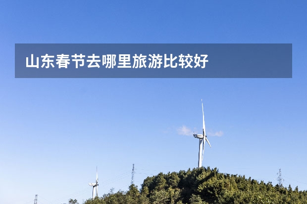 山东春节去哪里旅游比较好