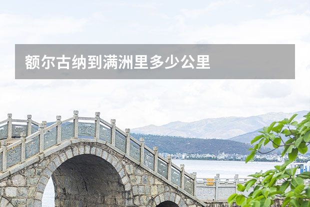 额尔古纳到满洲里多少公里