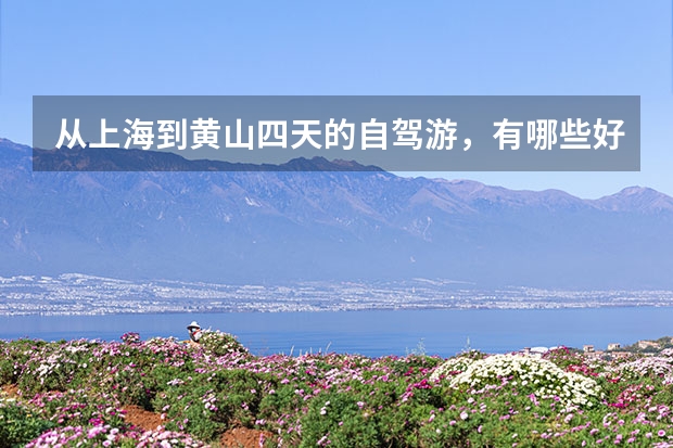 从上海到黄山四天的自驾游，有哪些好的路线规划及意见建议 黄山出名的景点(黄山出名的景点是什么)