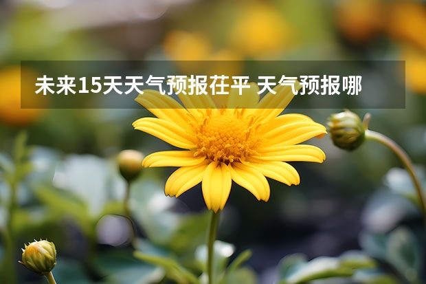 未来15天天气预报茌平 天气预报哪个软件最好最精准天气预报哪个准？