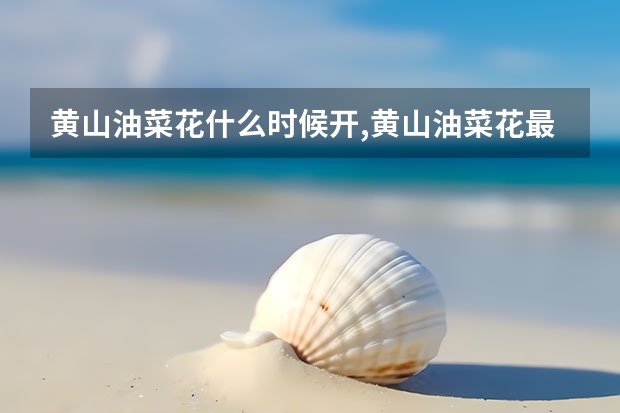 黄山油菜花什么时候开,黄山油菜花最佳观赏地点推荐 春节黄山旅游攻略三日游,从黄山到新安江山水画廊游记