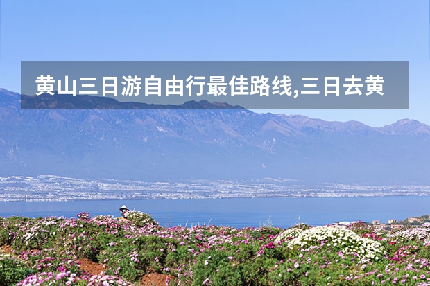 黄山三日游自由行最佳路线,三日去黄山最佳景点推荐一下 黄山周边旅游景点票价(黄山景区的门票价格)