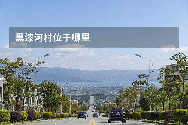黑漆河村位于哪里