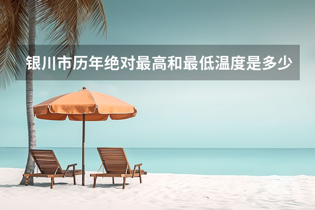 银川市历年绝对最高和最低温度是多少？出现在那个年份？