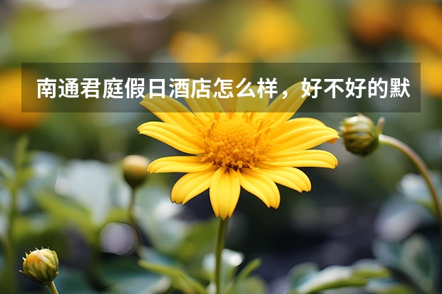 南通君庭假日酒店怎么样，好不好的默认点评