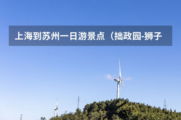 上海到苏州一日游景点（拙政园-狮子林-忠王府-新苏州博物馆-山塘街-观前街）如何合理安排路线？