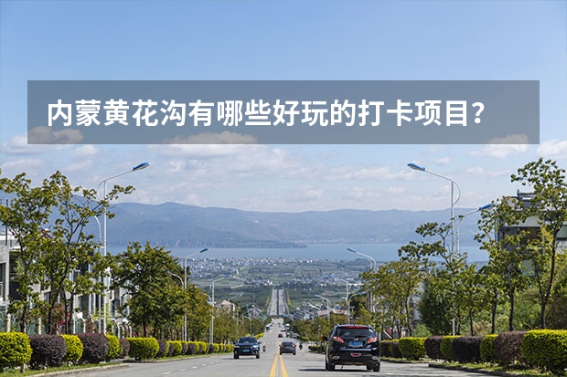 内蒙黄花沟有哪些好玩的打卡项目？