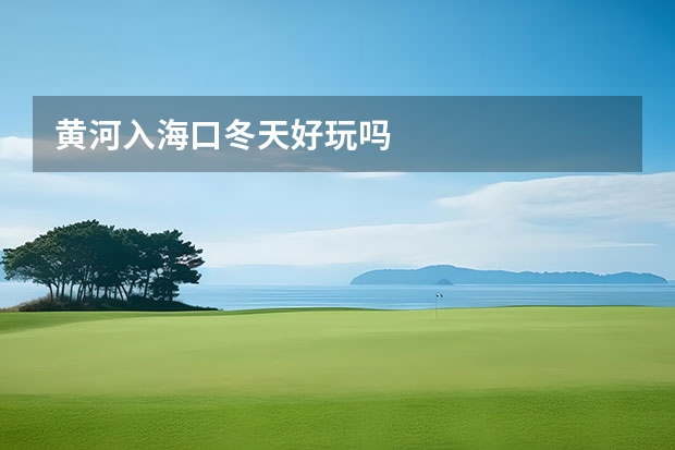 黄河入海口冬天好玩吗