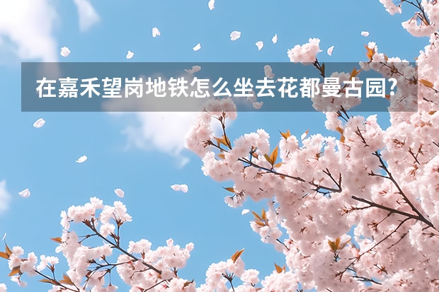 在嘉禾望岗地铁怎么坐去花都曼古园?