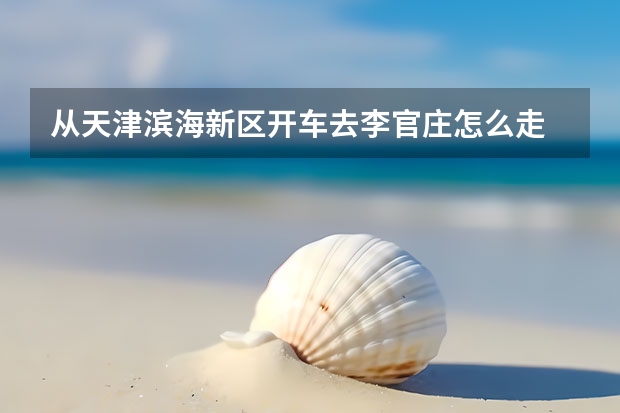 从天津滨海新区开车去李官庄怎么走