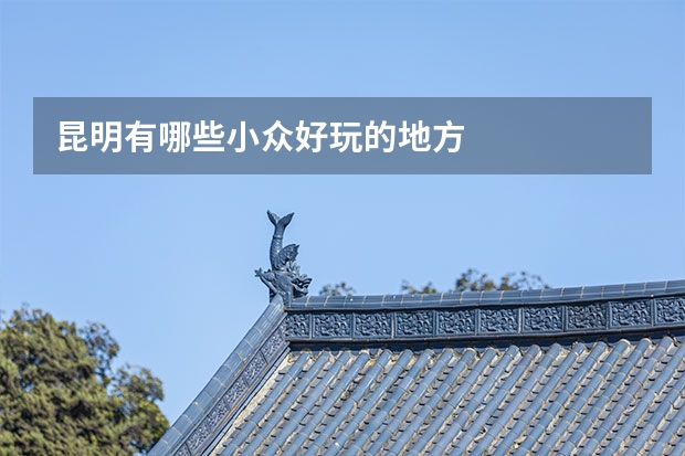 昆明有哪些小众好玩的地方